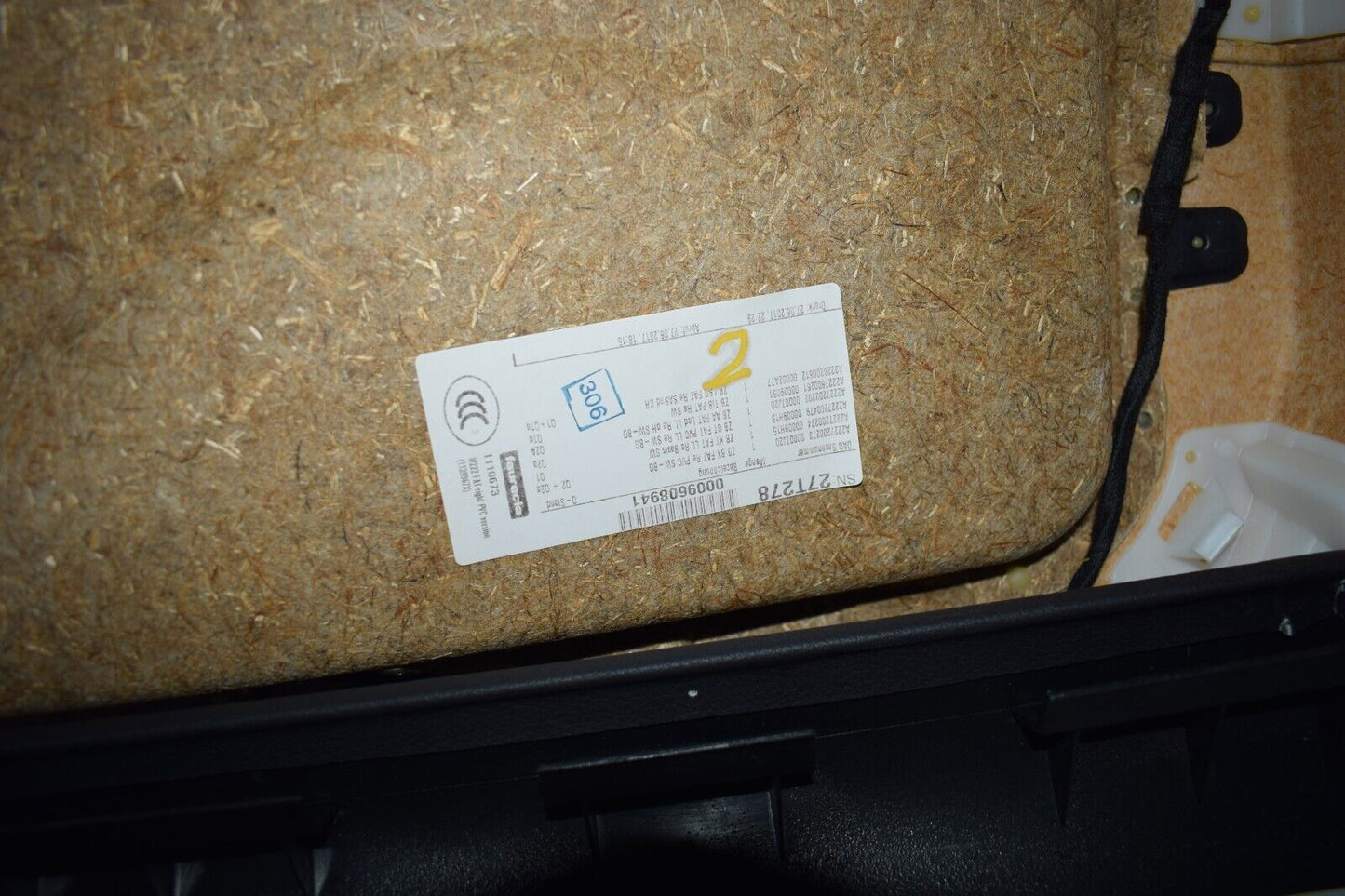 Original Mercedes S Klasse w222 Satz Türverkleidung Türpappe hinten vorne
