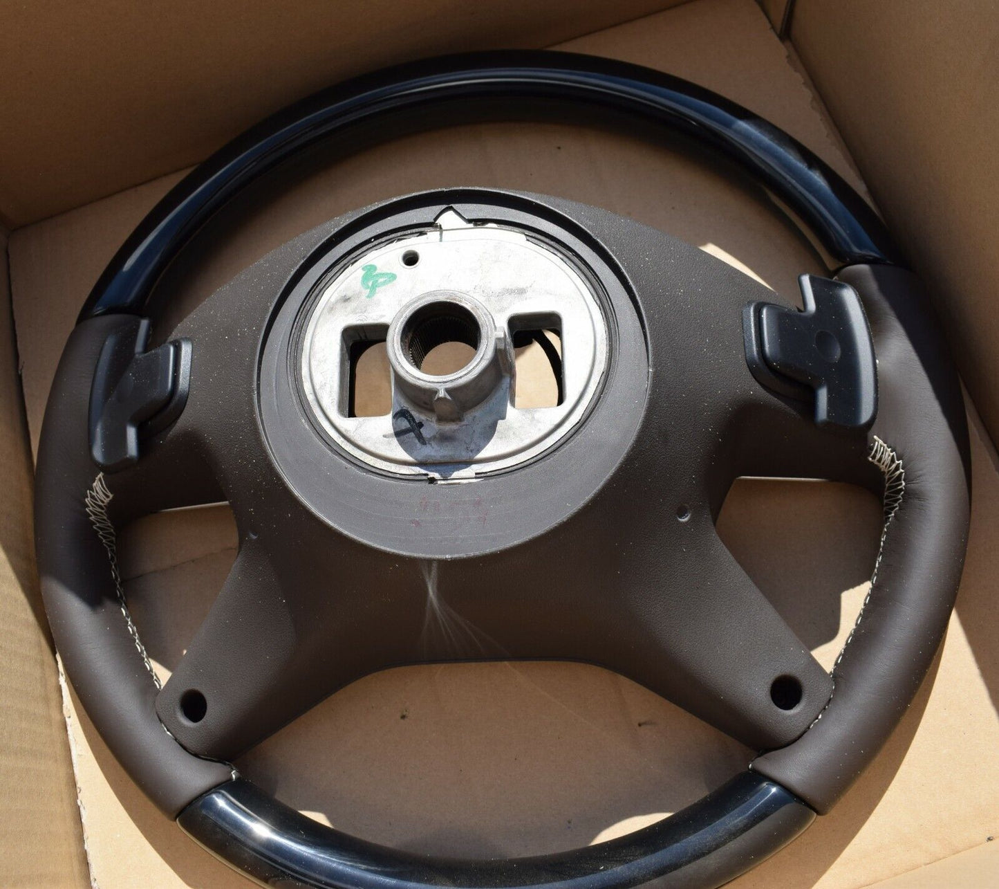Original Mercedes w166 Holzlenkrad GL ML A1664609303 8P18 Moccabraun Holz