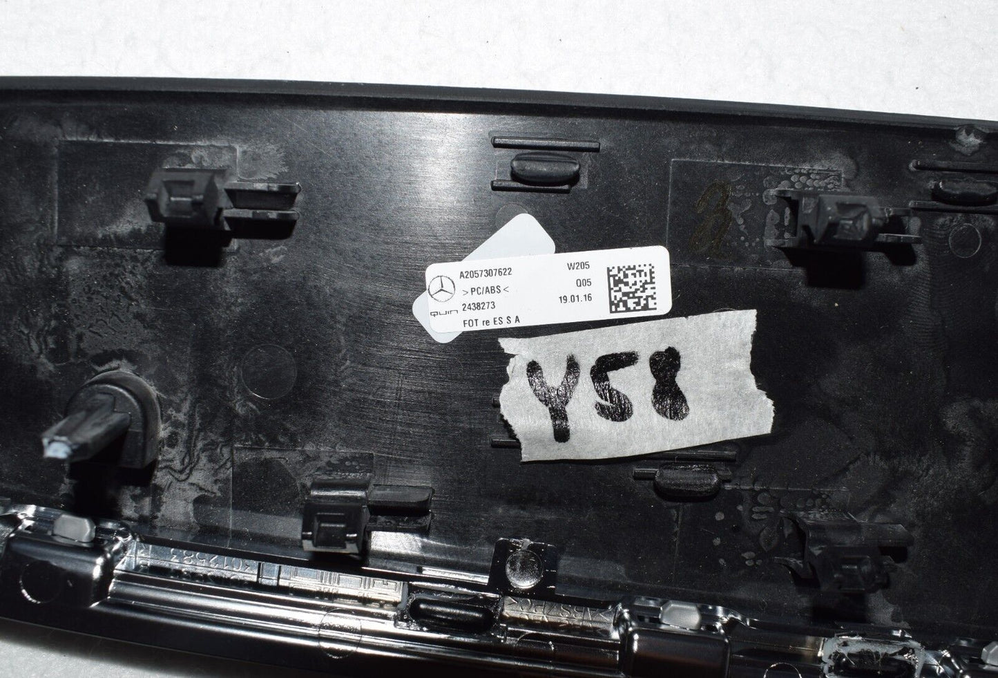 Original Mercedes w205 C Klasse Türleiste Zierleiste Esche hinten a2057307622