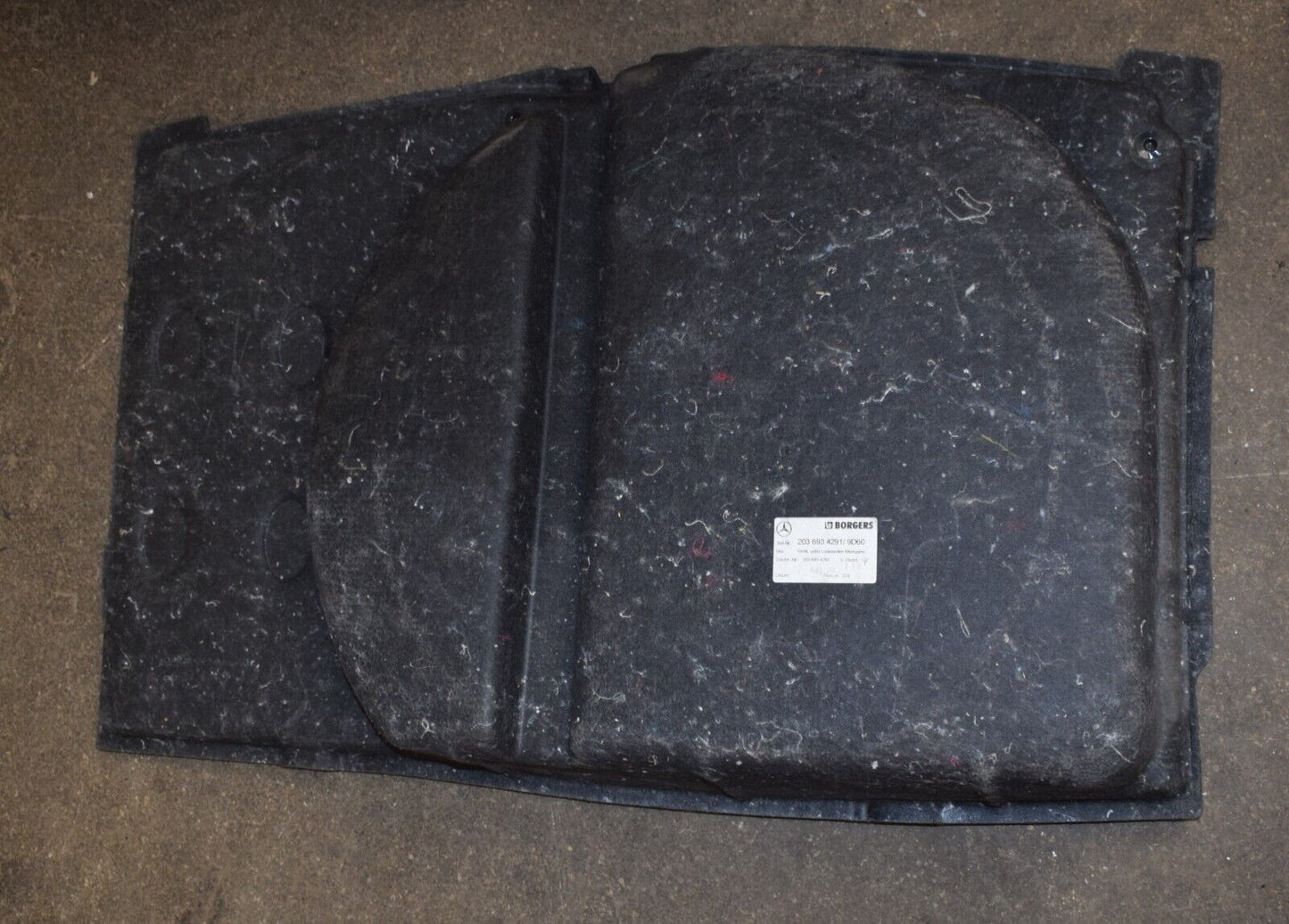 Original Mercedes Verkleidung a2036934291 Kofferraum Wanne C Klasse