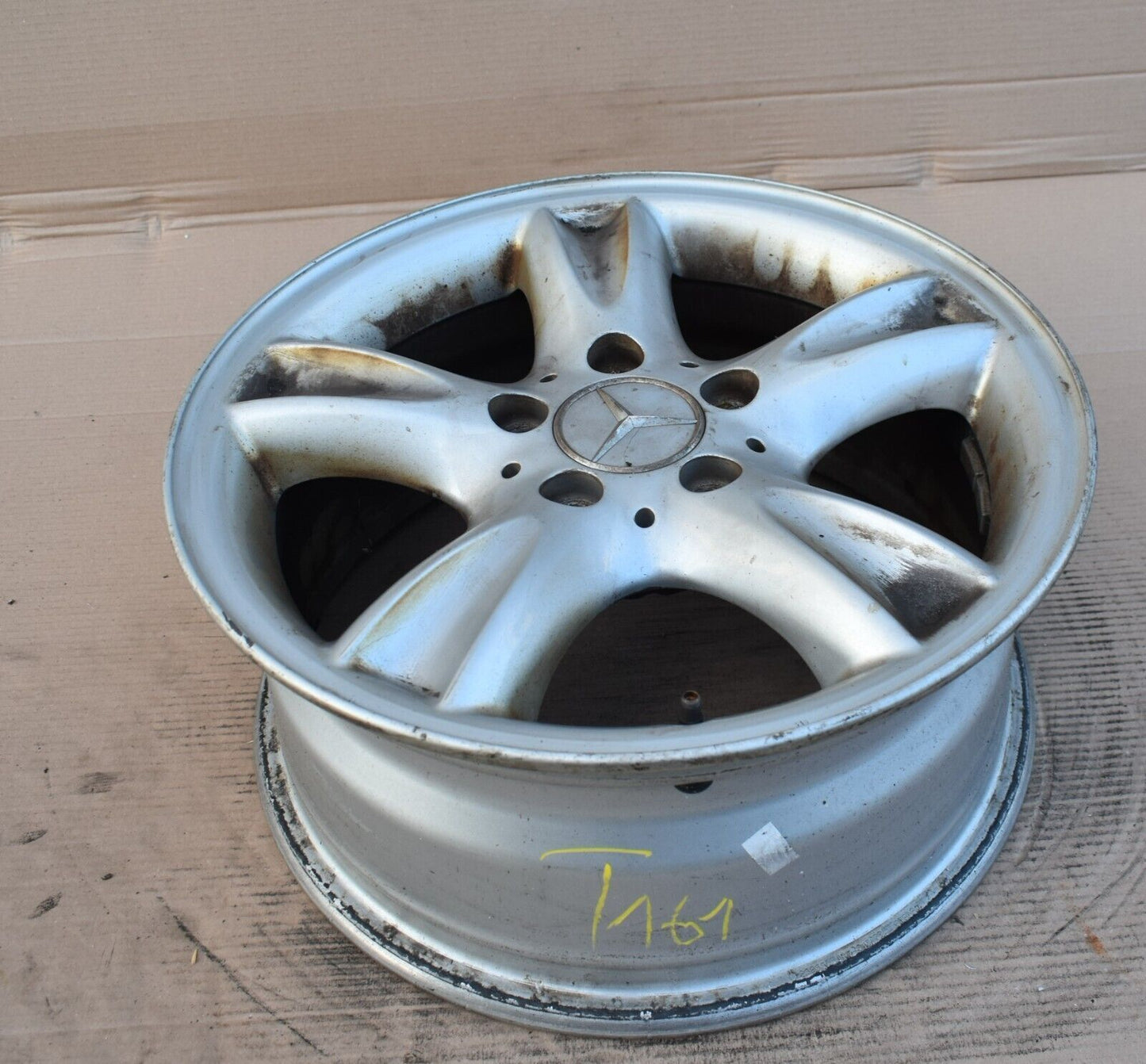 1x Original Mercedes w209 CLK Felge a2094010102 7Jx16 ET37