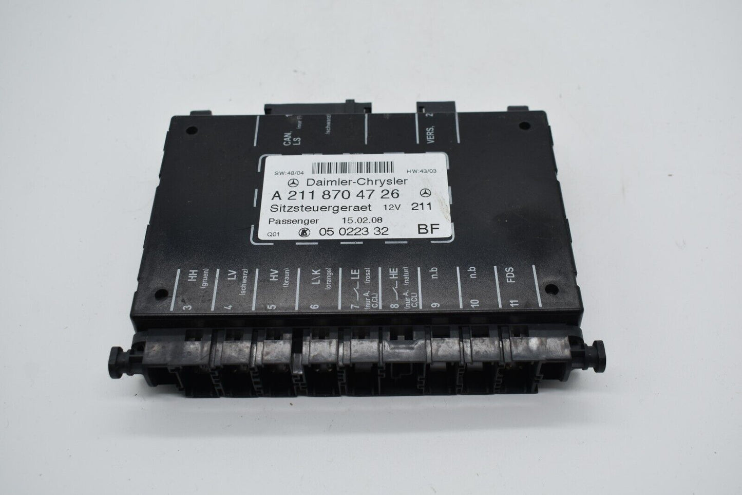 Original Mercedes Steuergerät a2118704726 w463 G Klasse Sitzsteuergerät