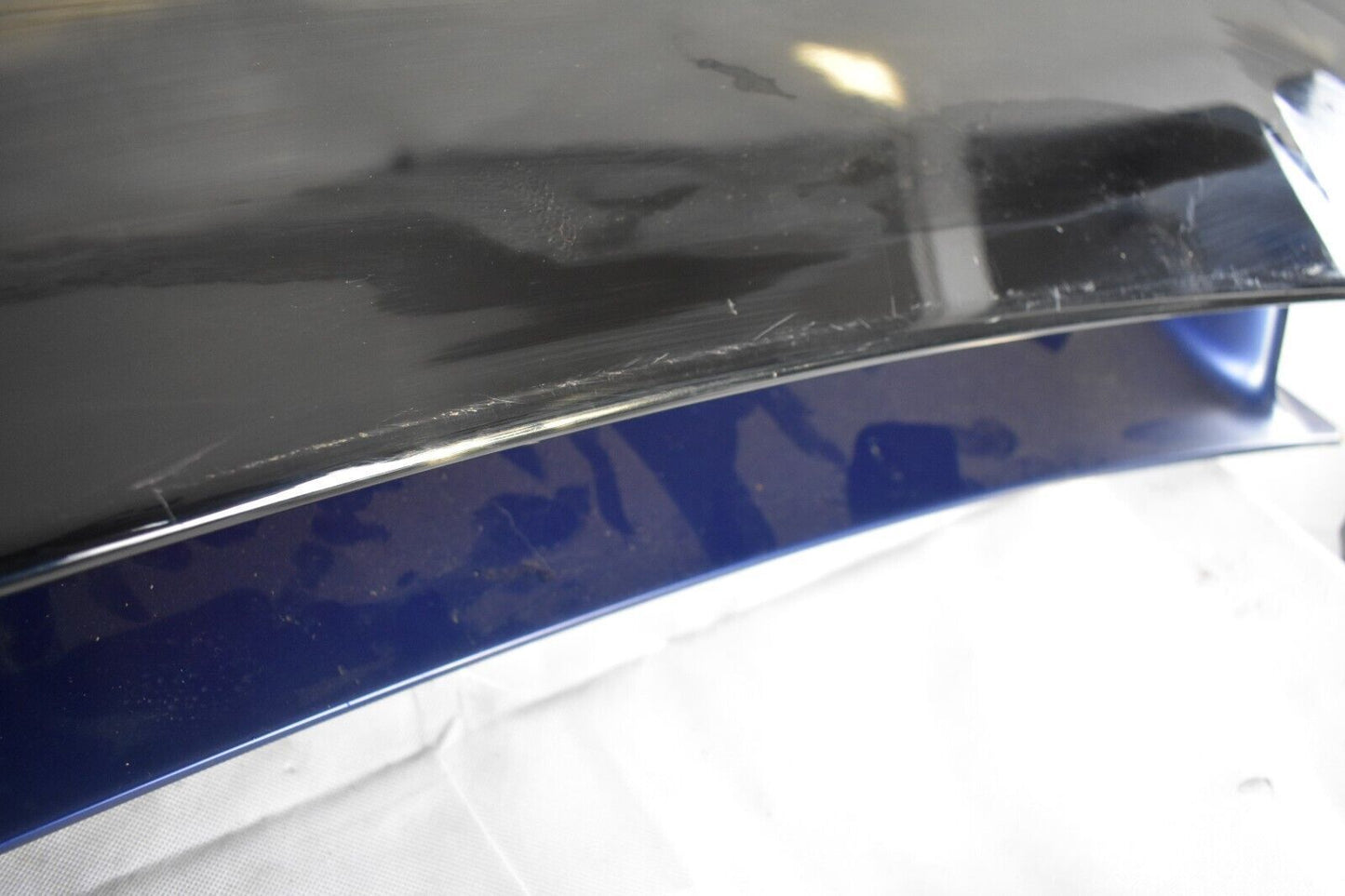 Original Mercedes AMG GT 290 X290 rear Spoiler Heck Heckspoiler Blau