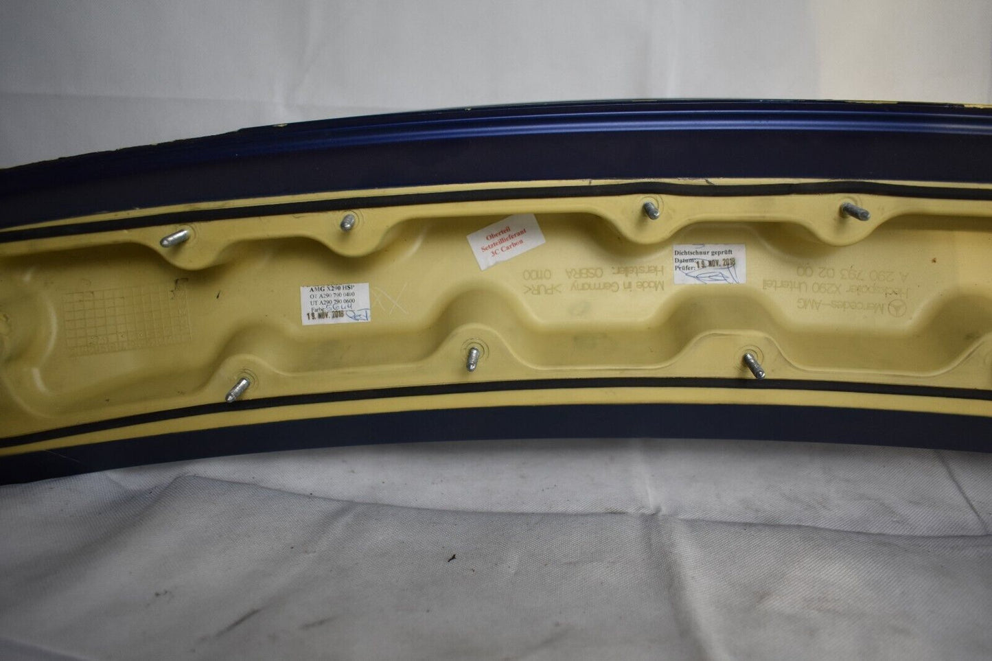 Original Mercedes AMG GT 290 X290 rear Spoiler Heck Heckspoiler Blau
