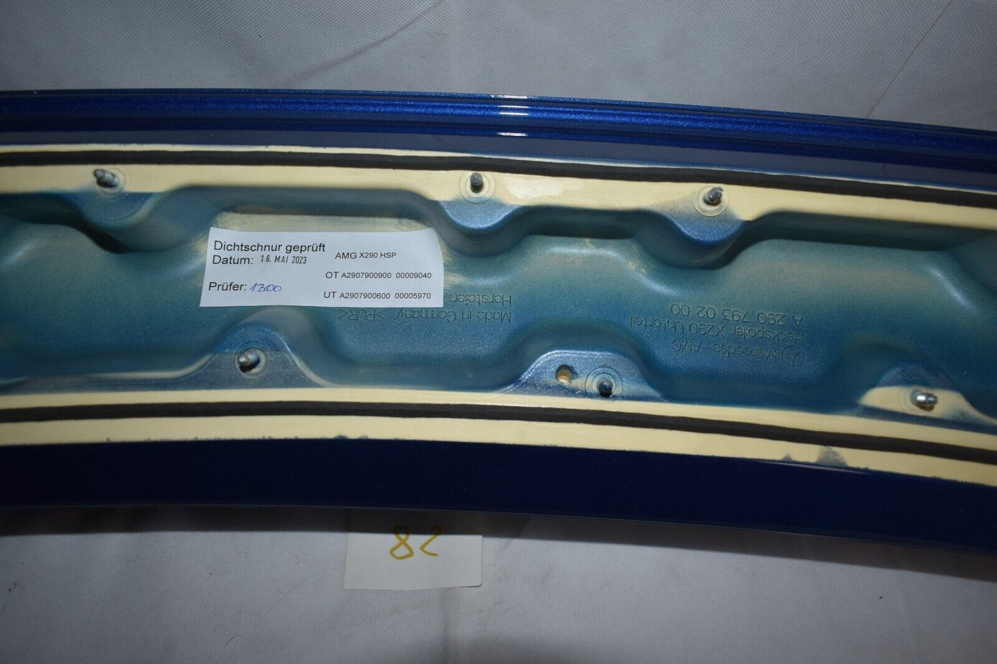 Original Mercedes AMG GT 290 X290 rear Spoiler Heck Heckspoiler Spektralblau