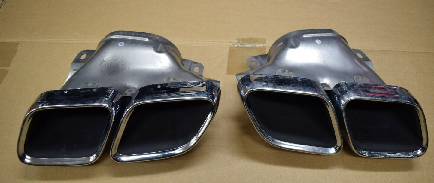 Original Mercedes AMG Auspuffblende Paar GLE w167 GT x290 Blende Endrohr