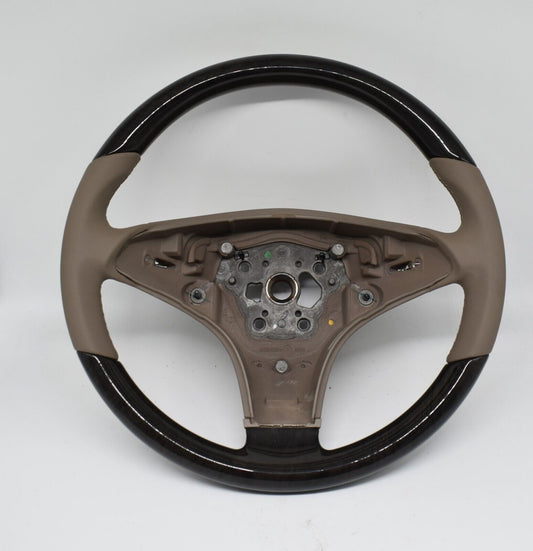 Original Mercedes Lenkrad Holzlenkrad SL R230 a2304602818 Esche schwarz Perle