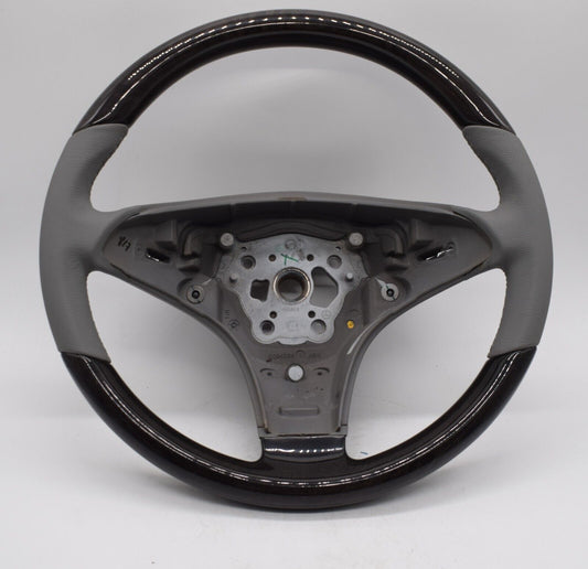 Original Mercedes Lenkrad Holzlenkrad SL R230 A2304602818 Esche schwarz Grau
