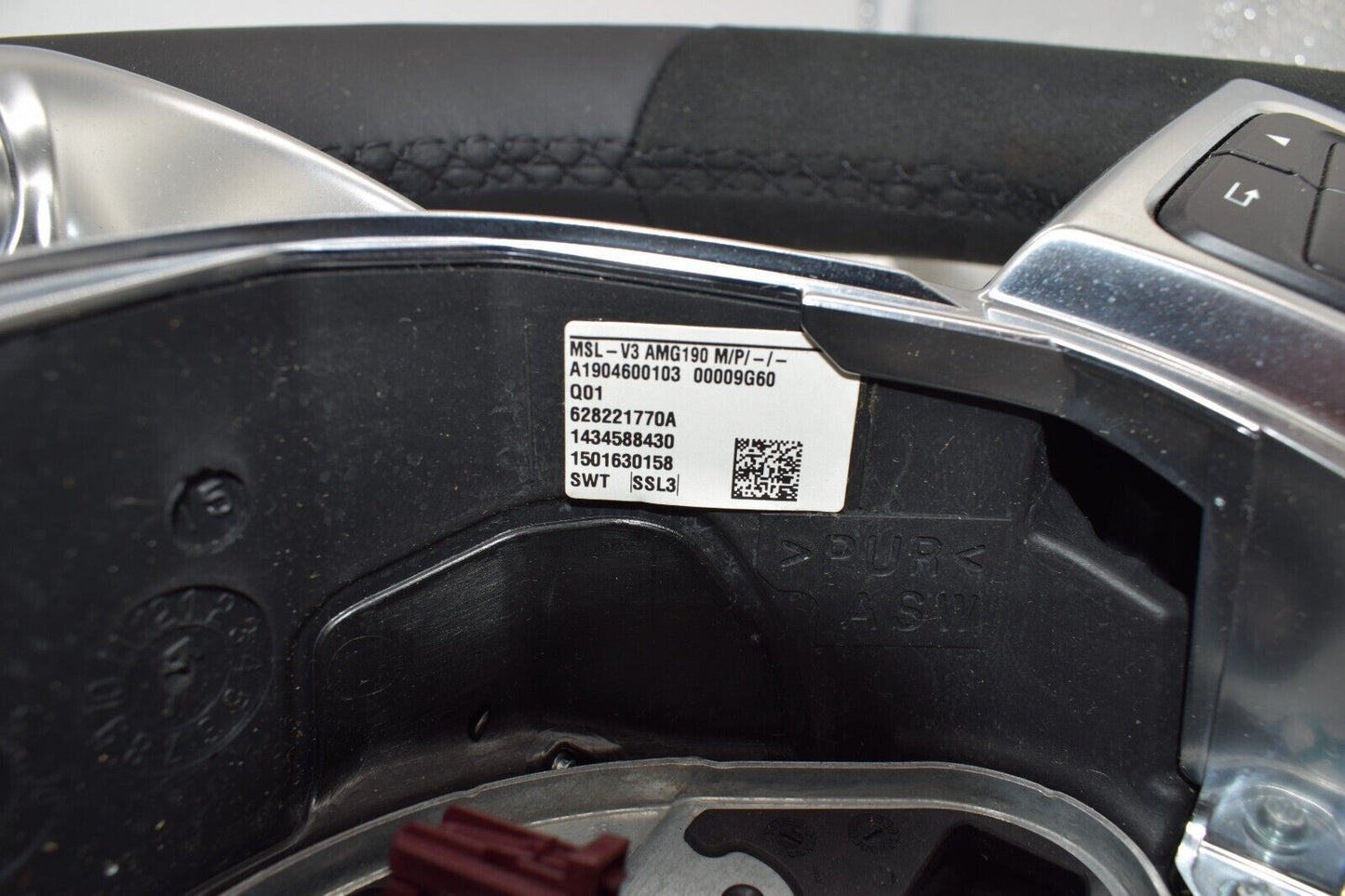 Original Mercedes Amg Performance Lenkrad C190 Alcantara Gts Gtr Gt a1904600103