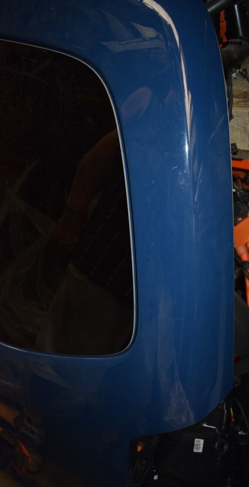 Original Mercedes Vito w447 Heckklappe mit Scheibe blau hecktür