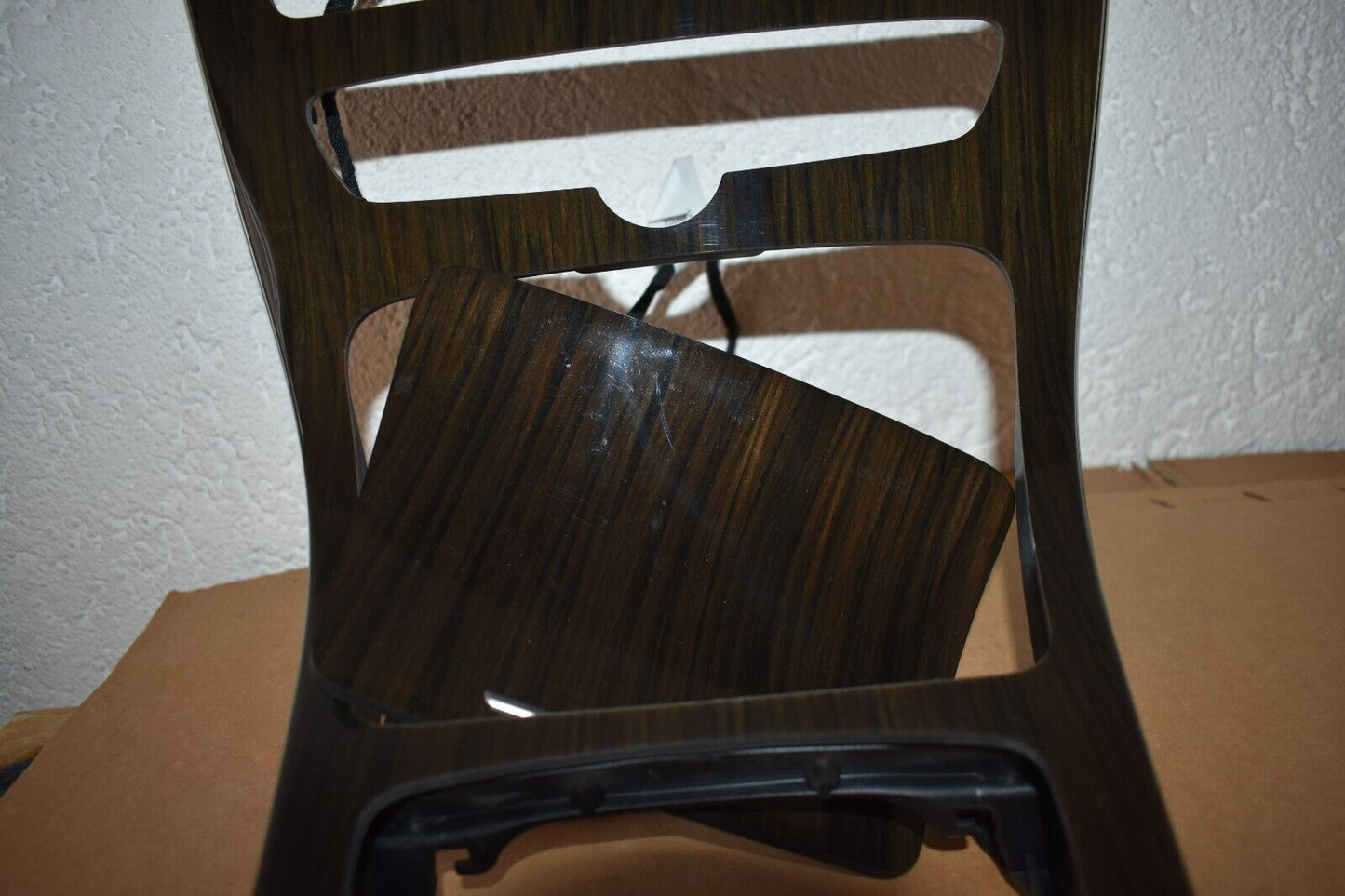 Original Mercedes W205 C Klasse Fineline Holz Abdeckung Mittelkonsole