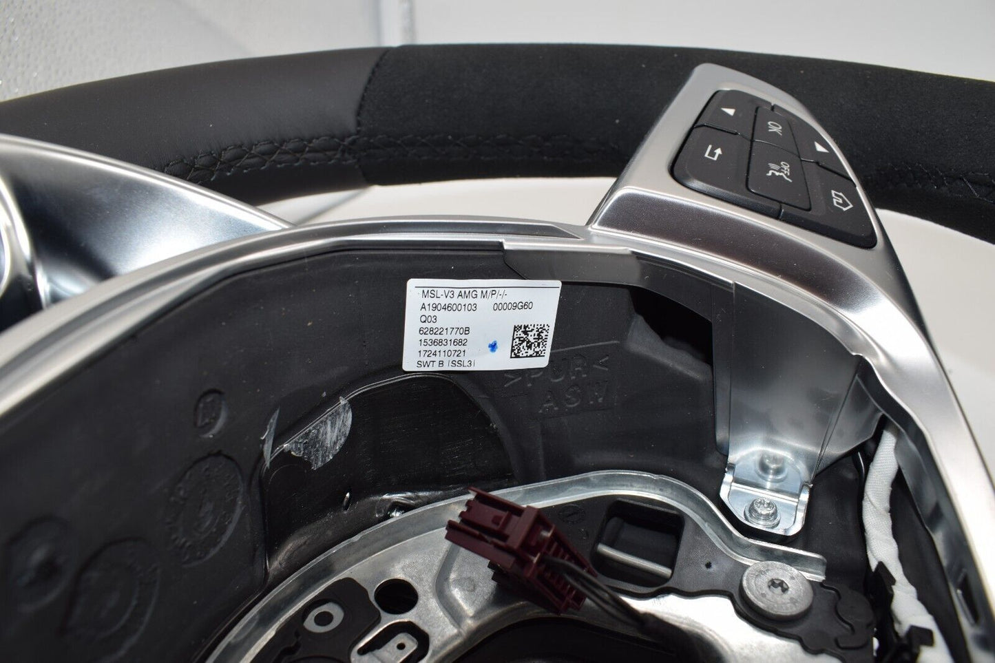 Original Mercedes Amg Performance Lenkrad C190 Alcantara GT a1904600103 schwarz