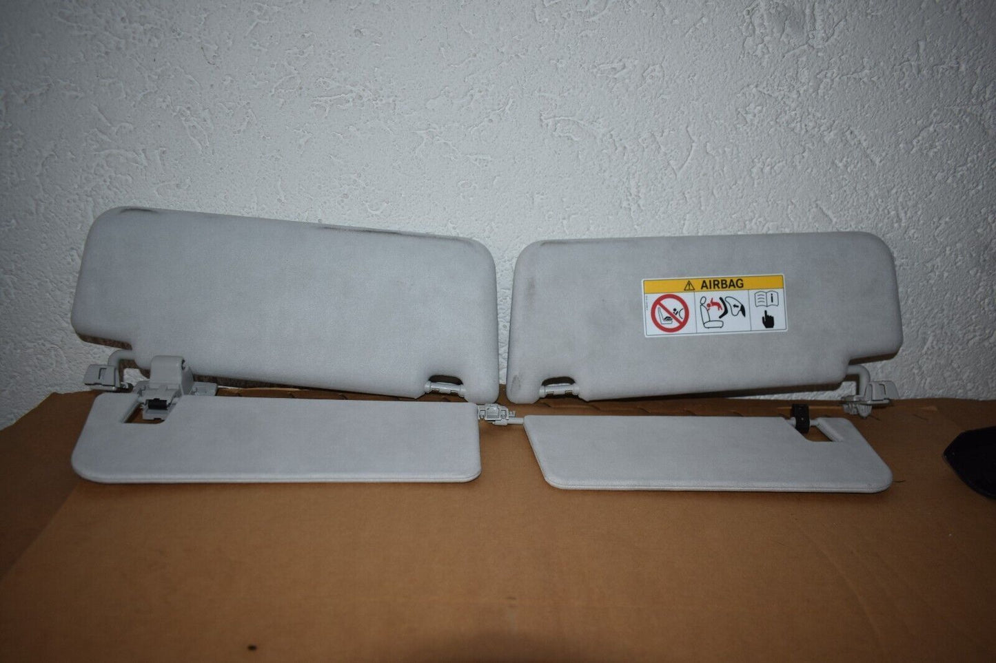 Original Mercedes w223 S Klasse Sonnenblende Alcantara Paar rechts links