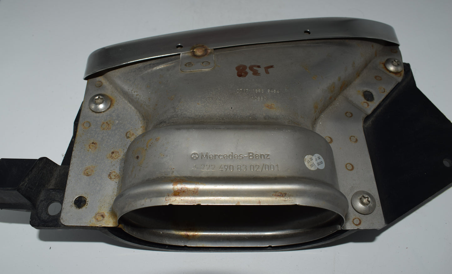 1x Original Mercedes w222 Auspuffblende A2224908302 links