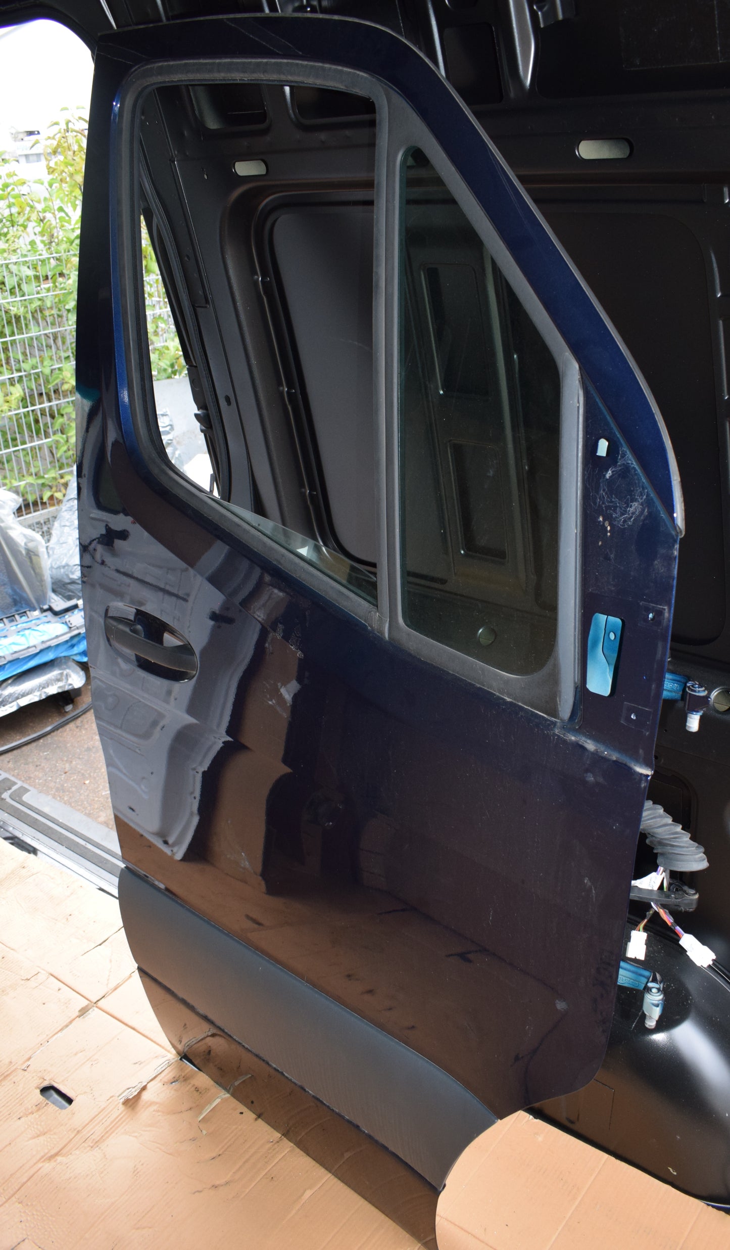 Original Mercedes w907 Sprinter Beifahrer Tür rechts Canvasitblau