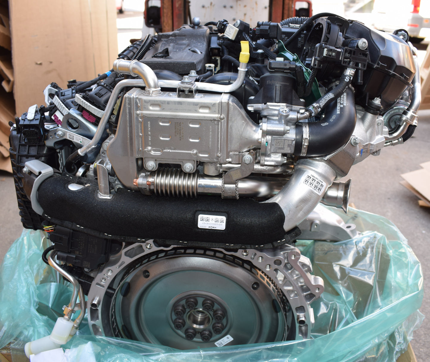 1x Original Mercedes w907 w910 Motor NEU OM65920 a6540103404 0 KM