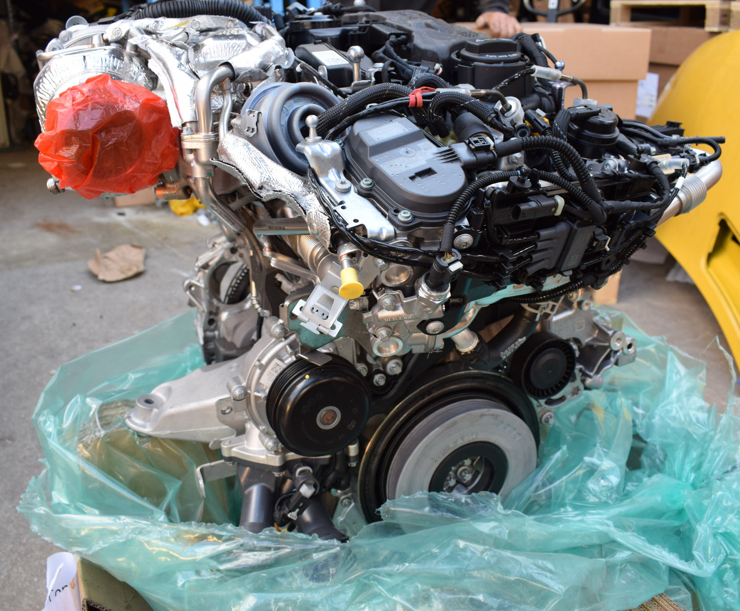 1x Original Mercedes w907 w910 Motor NEU OM65920 a6540103404 0 KM