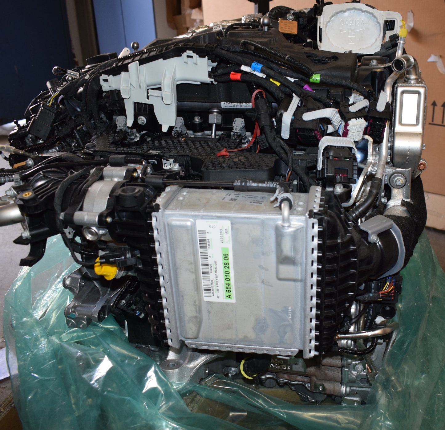 1x Original Mercedes w907 w910 Motor NEU OM65920 a6540102806 0 KM