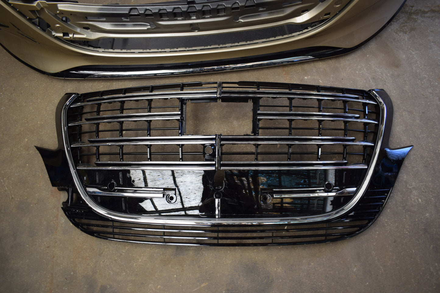 Original Mercedes V klasse w447 Exclusive Stoßstange Mopf 2
