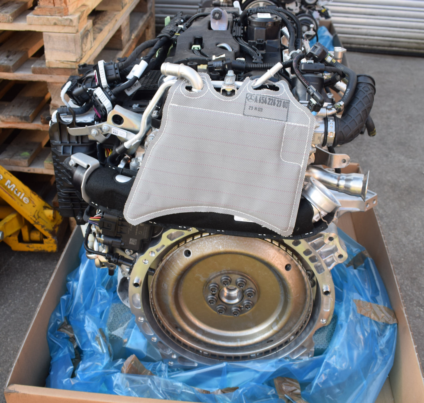 1x Original Mercedes w206 C Klasse Motor wie NEU 654.820 A6540101211 810KM