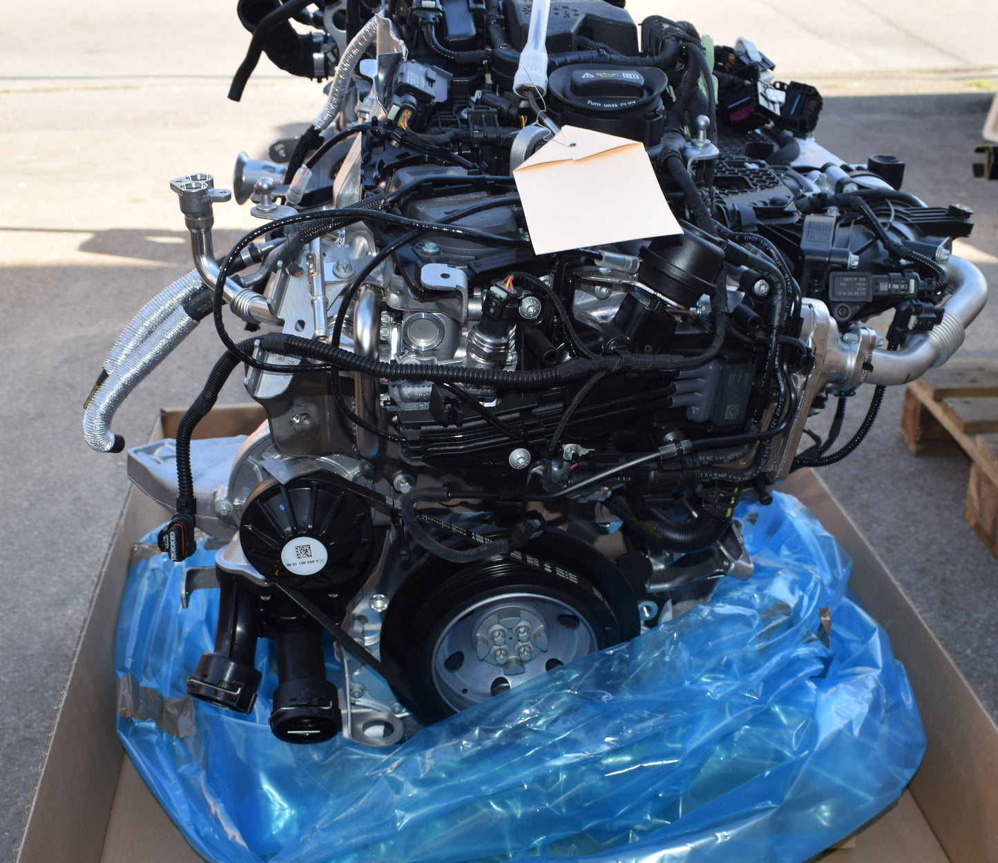 1x Original Mercedes w206 C Klasse Motor wie NEU 654.820 A6540101211 810KM