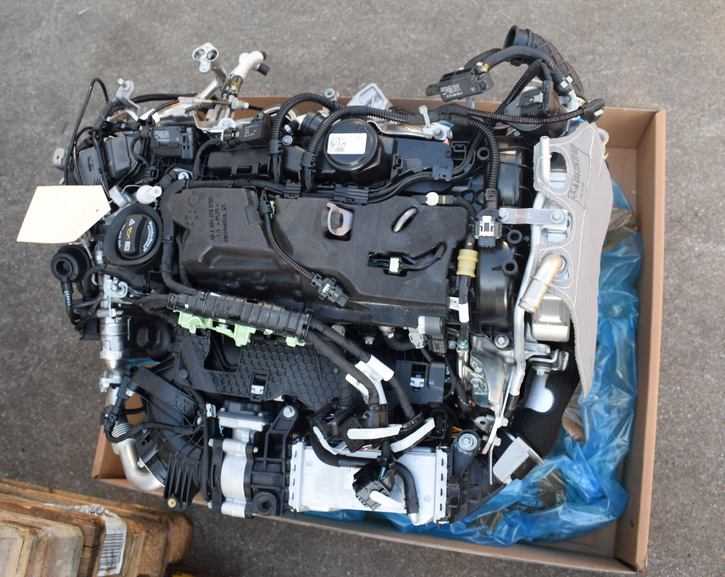 1x Original Mercedes w206 C Klasse Motor wie NEU 654.820 A6540101211 810KM