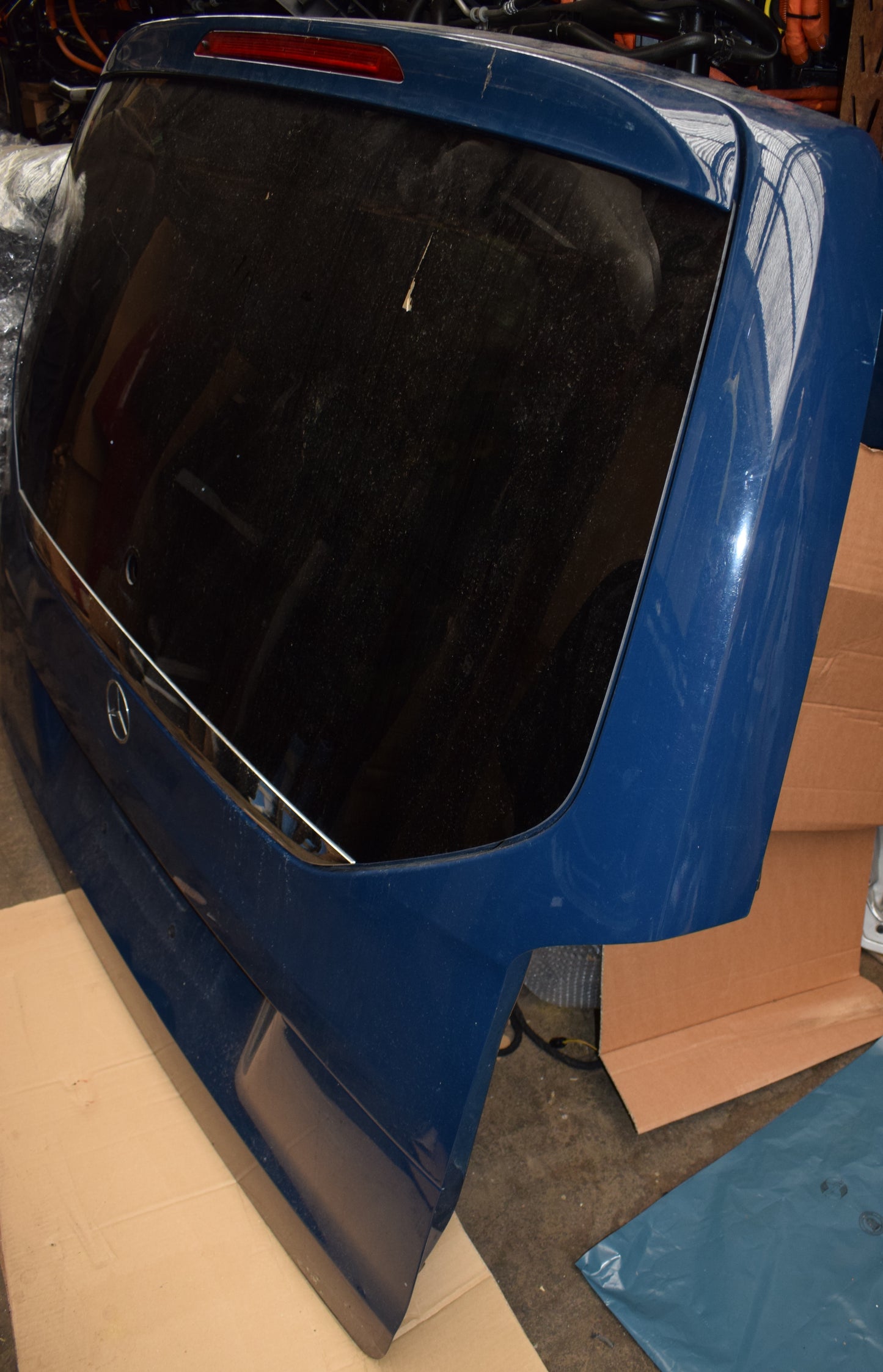 Original Mercedes w447 V Klasse Heckklappe Blau Tür