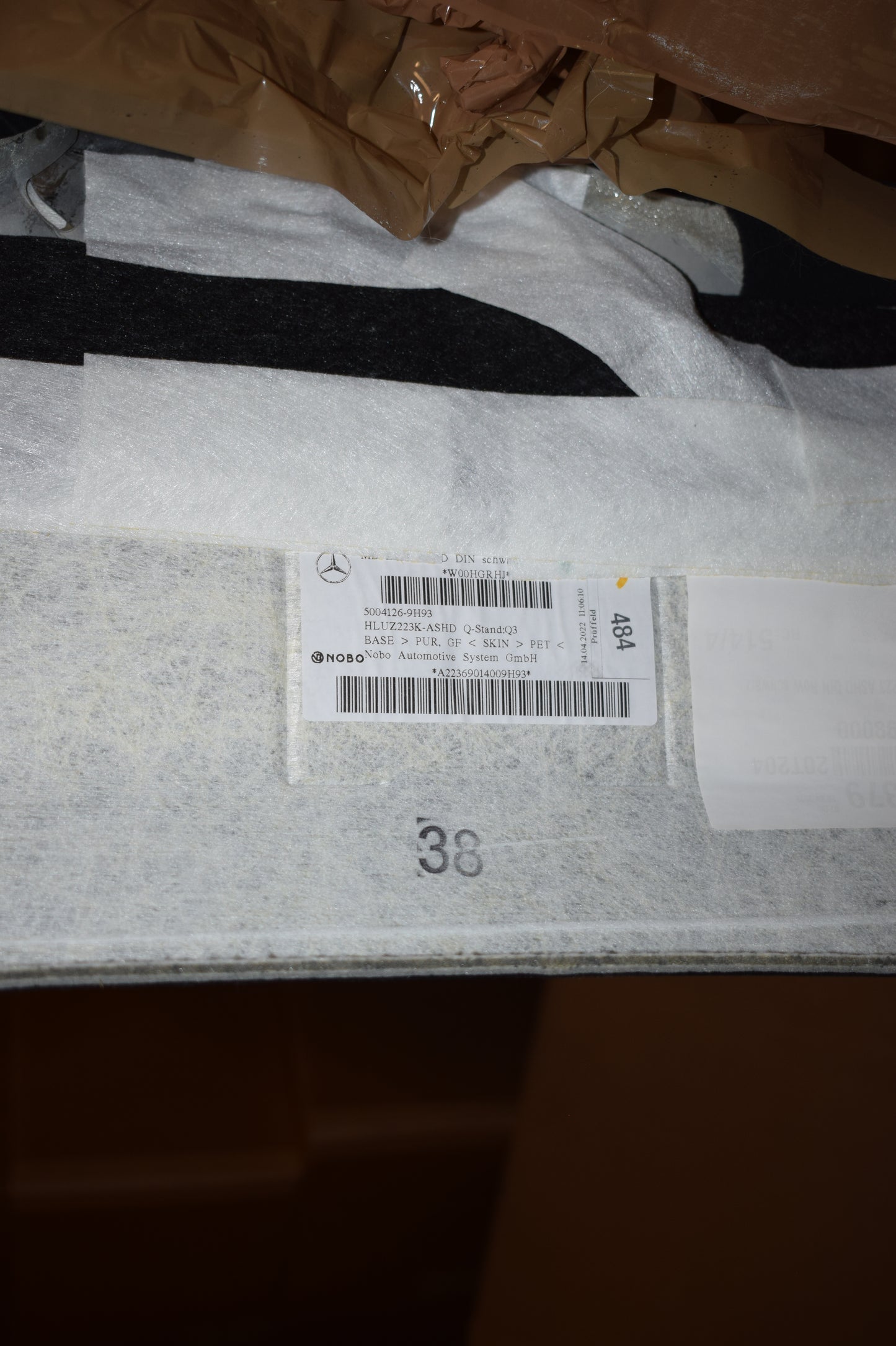 Original Mercedes Maybach w223 Z223 Himmel Alcantara A2236901400 9H93