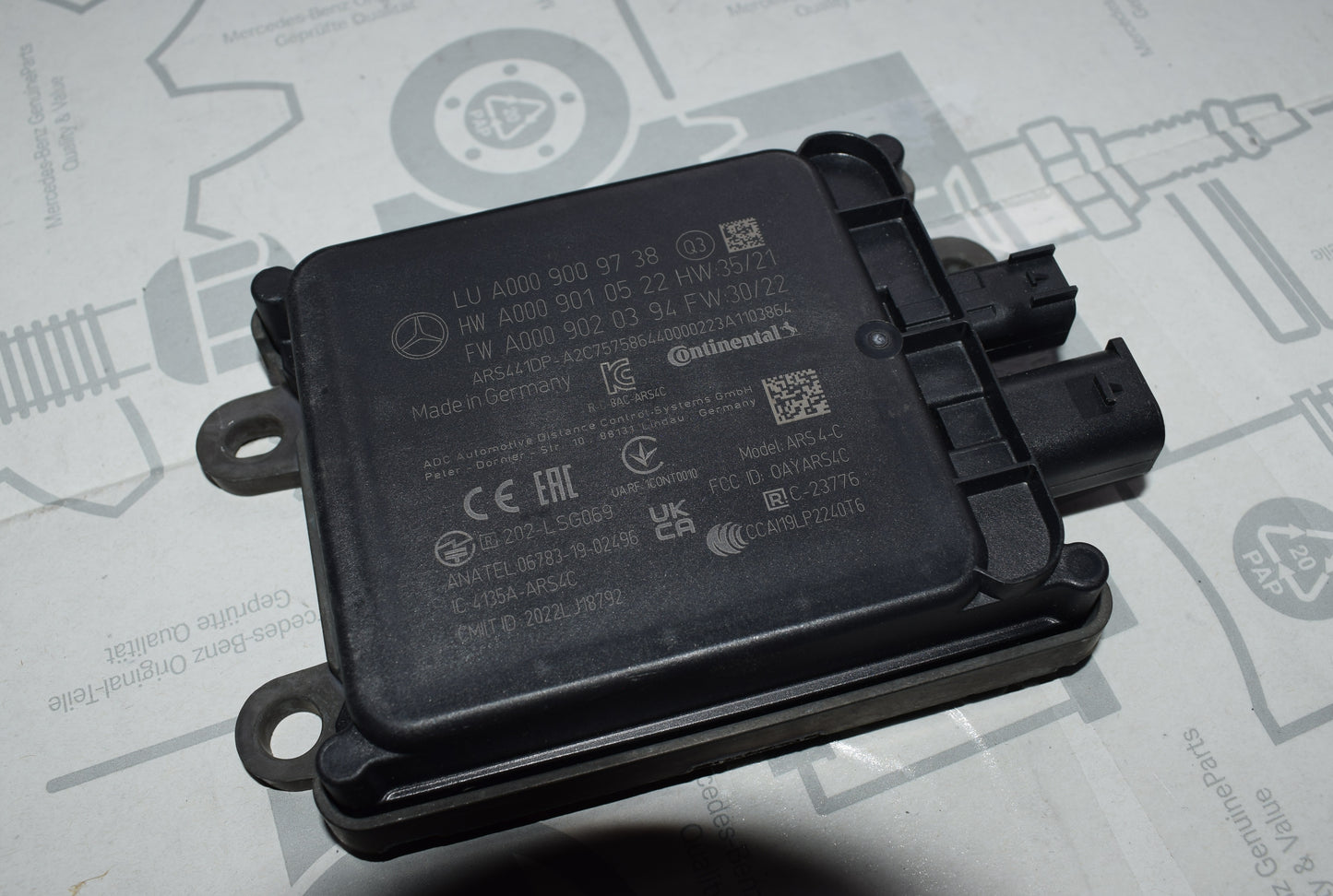 Original Mercedes Steuergerät Radarsensor Distronic A0009009783