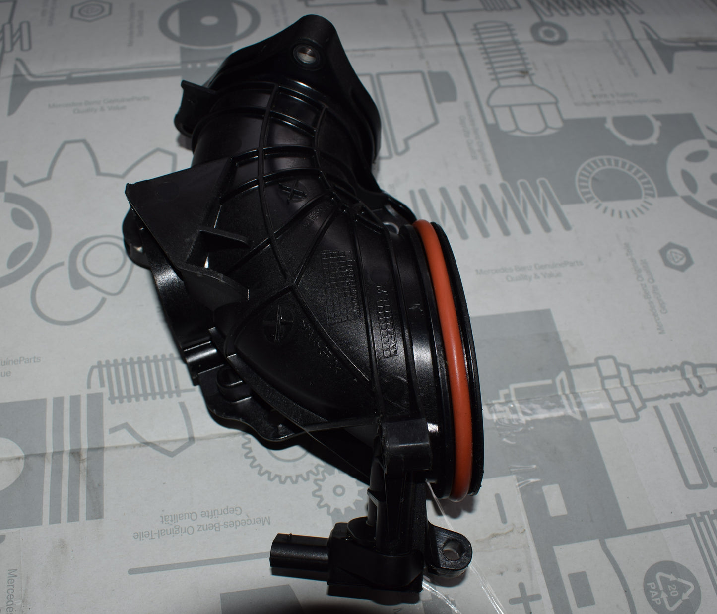 Original Mercedes Ladeluftrohr OM654 a6540904900 Rohr