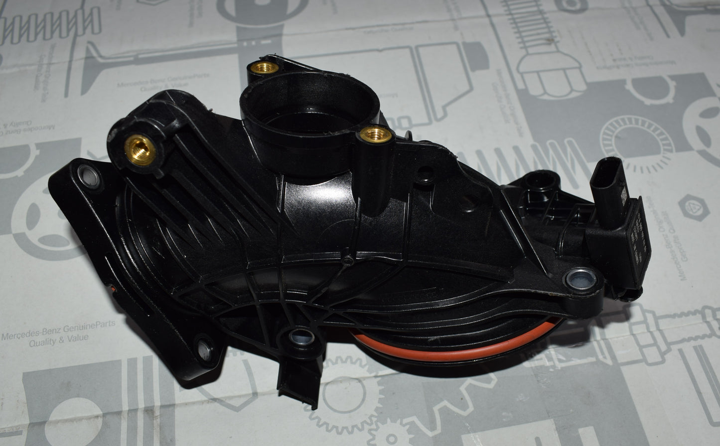 Original Mercedes Ladeluftrohr OM654 a6540904900 Rohr