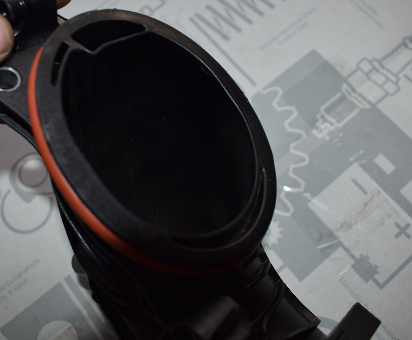 Original Mercedes Ladeluftrohr OM654 a6540904900 Rohr