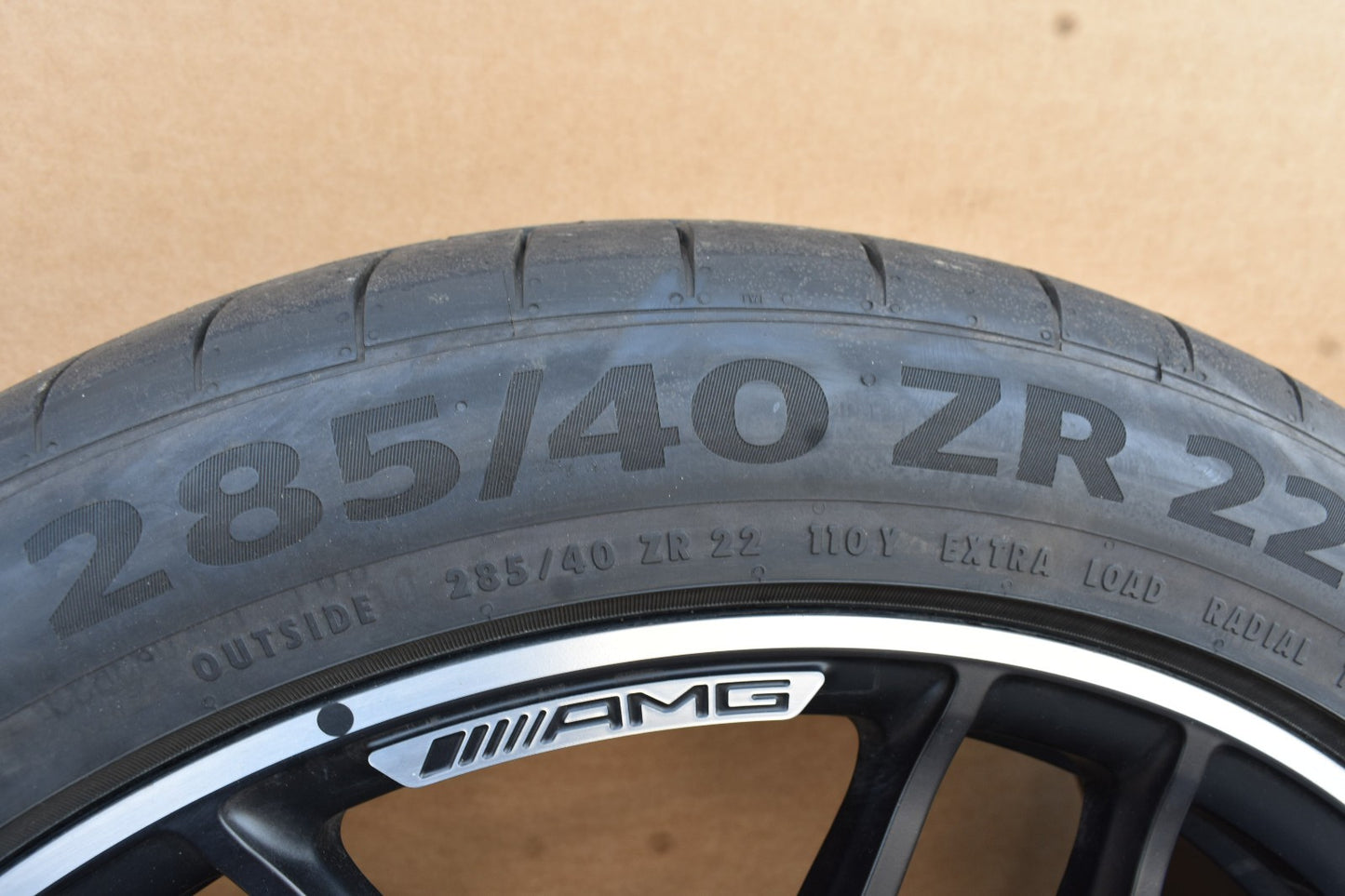 Original Mercedes w167 GLS X167 AMG Räder Sommer Kreuzspeichen schwarz Matt 22