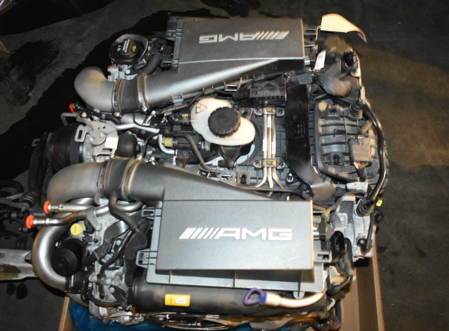Mercedes w166 GLE GLS AMG Komplettmotor M157.982 A1570100301