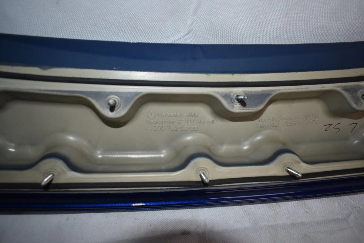 Original Mercedes AMG GT 290 X290 rear Spoiler Unterteil Brillantblau