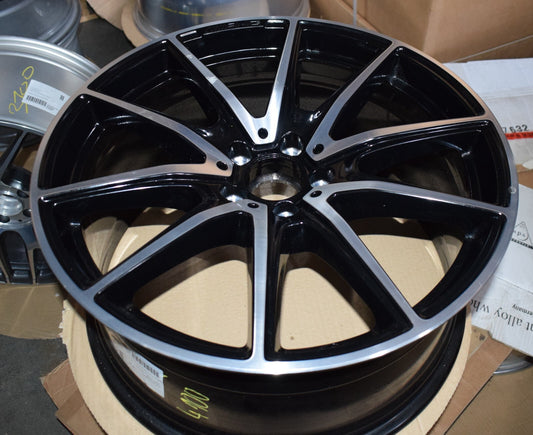 1x Original Mercedes AMG w222 222 S Klasse Alufelge a2224014100 hinten schwarz