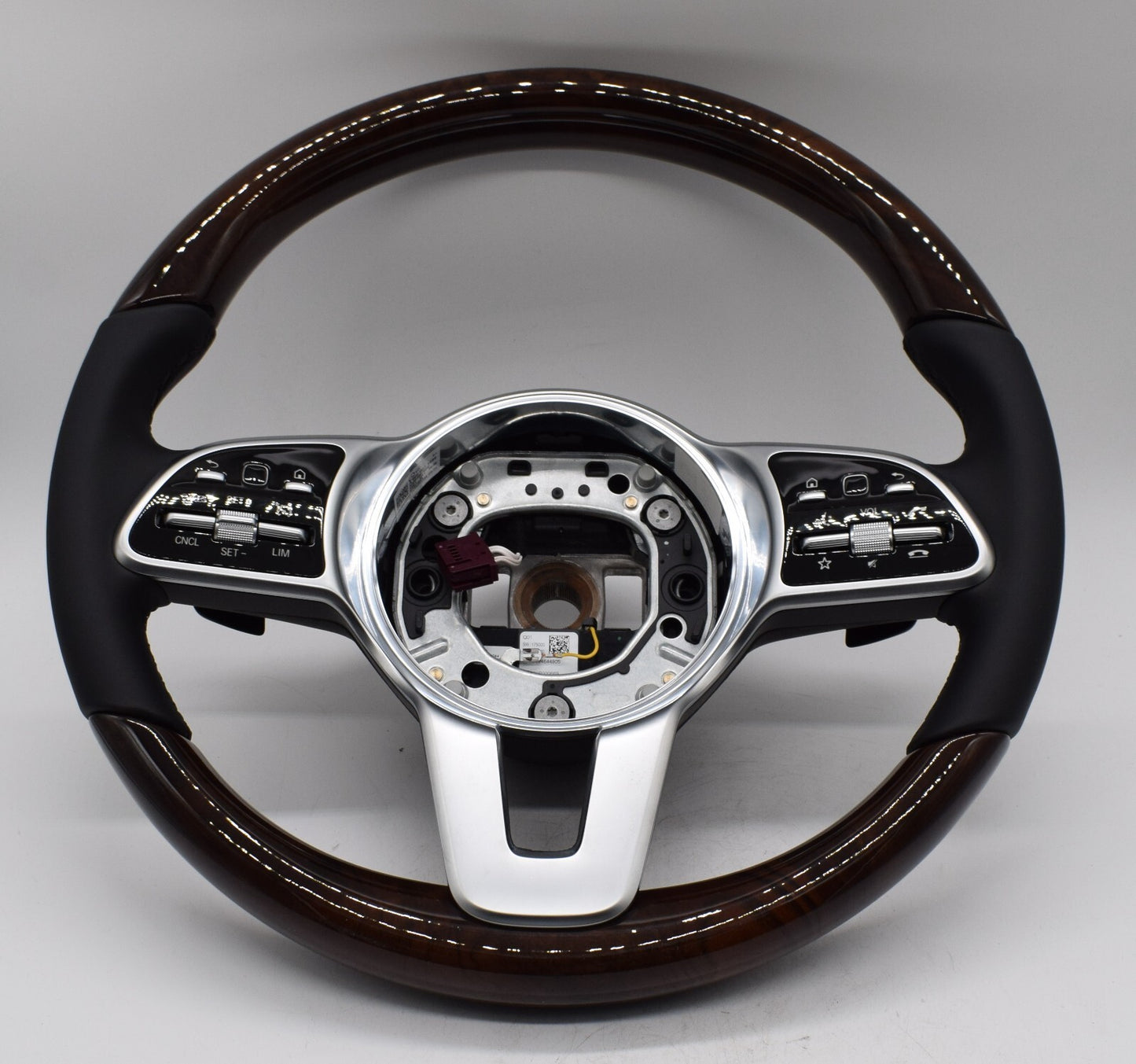 Original Mercedes Holzlenkrad Lenkrad w213 Leder E Klasse schwarz a0004607902