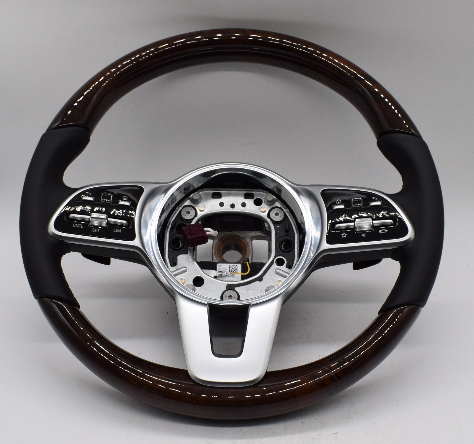 Original Mercedes Holzlenkrad Lenkrad w213 Leder E Klasse schwarz a0004607902