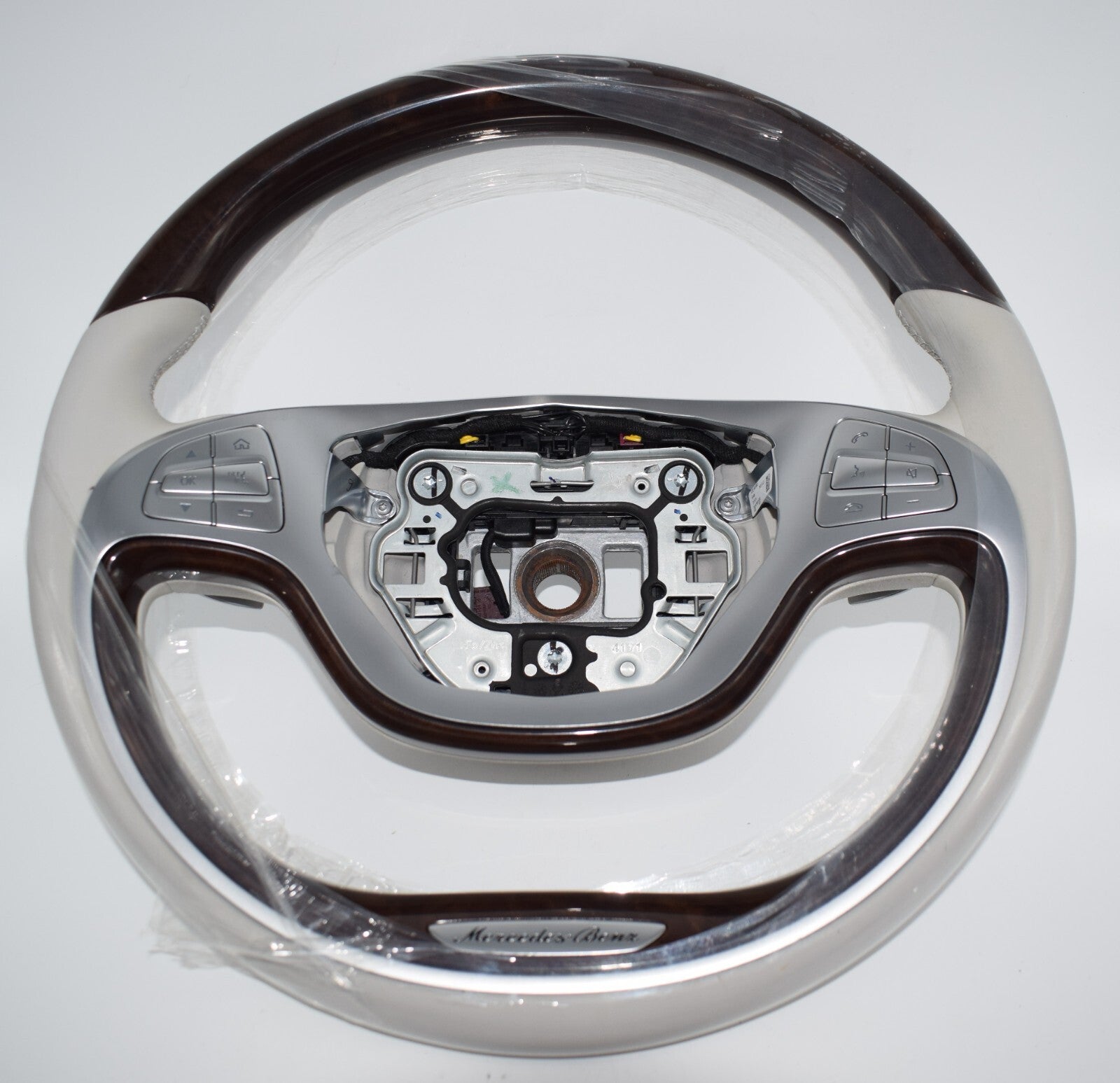 Original Mercedes w222 S Klasse Holzlenkrad Graige A2224605003 Wurzelnuss