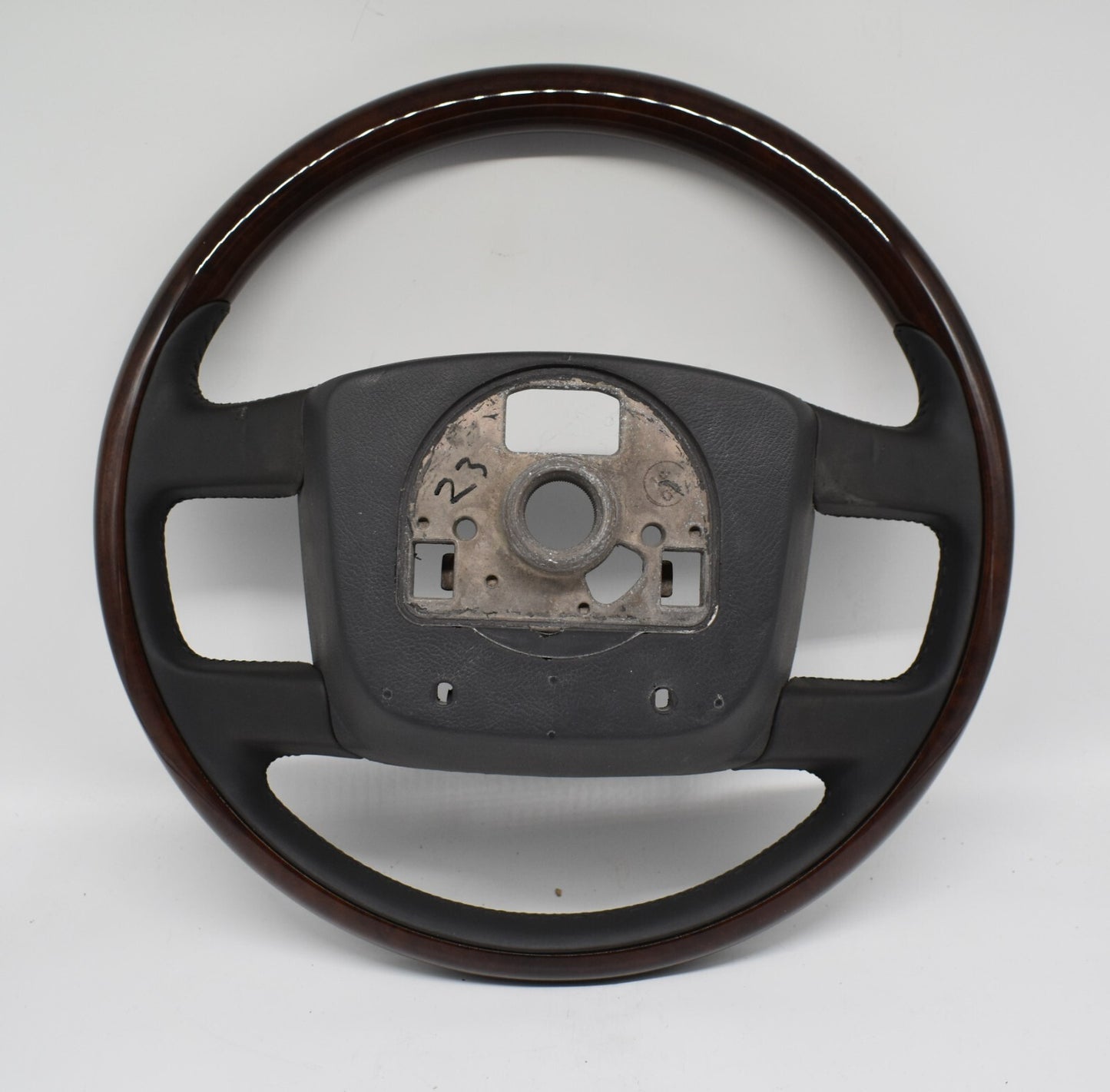 VW Lenkrad Holzlenkrad Touareg Phaeton Nussbaum Anthrazit steering wheel