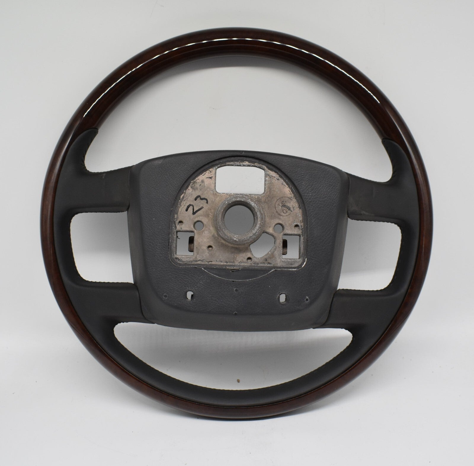 VW Lenkrad Holzlenkrad Touareg Phaeton Nussbaum Anthrazit steering wheel