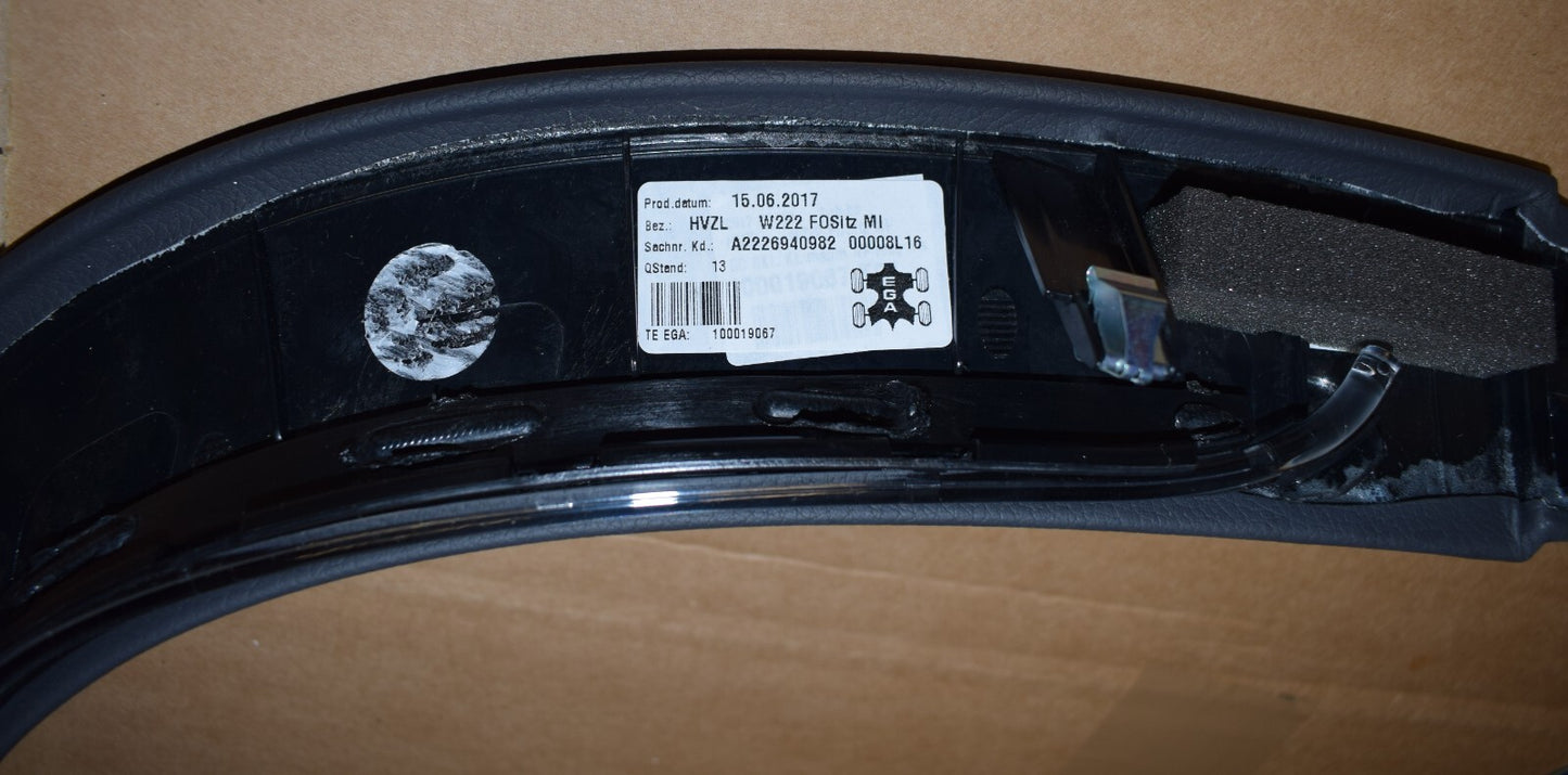 Original Mercedes w222 S Klasse Blende hinten Fond Sitze a2226940982