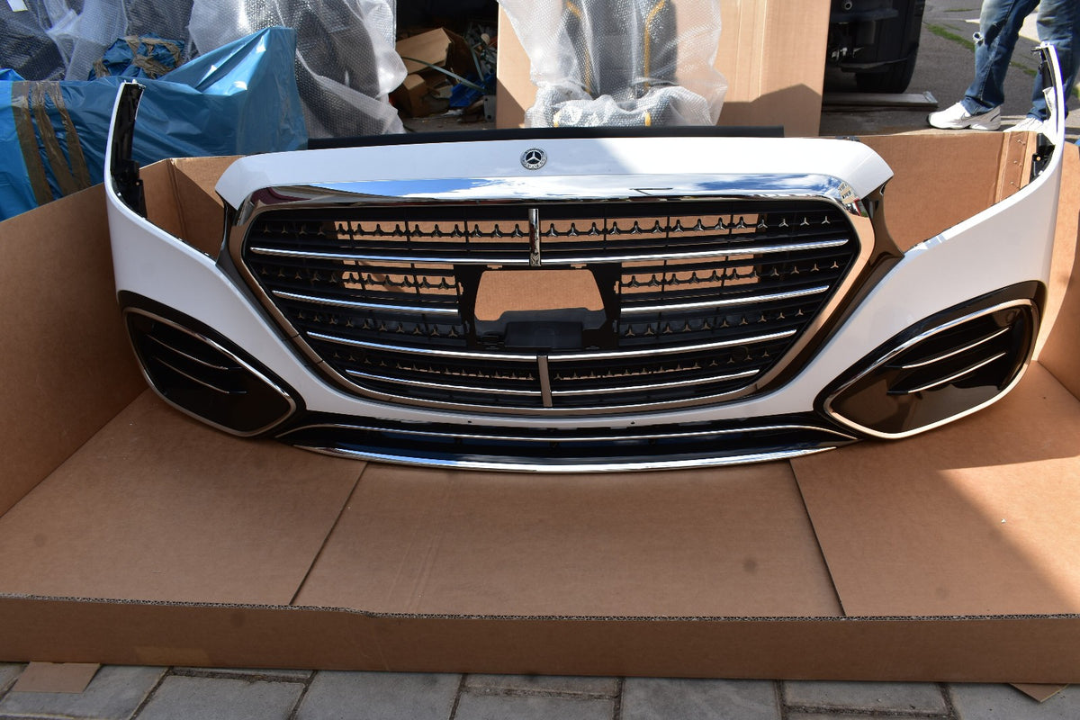 Original Mercedes w223 S Klasse AMG Line Stoßstange vorne Bumper Facelift Mopf