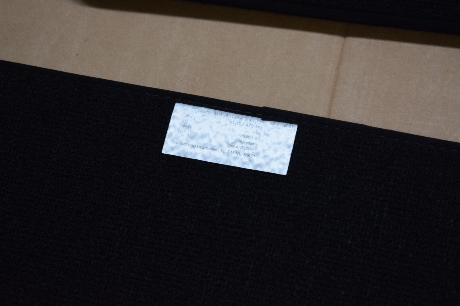 Original Rolls Royce RR31 Cullinan Fußmatten Floor mats schwarz Velour