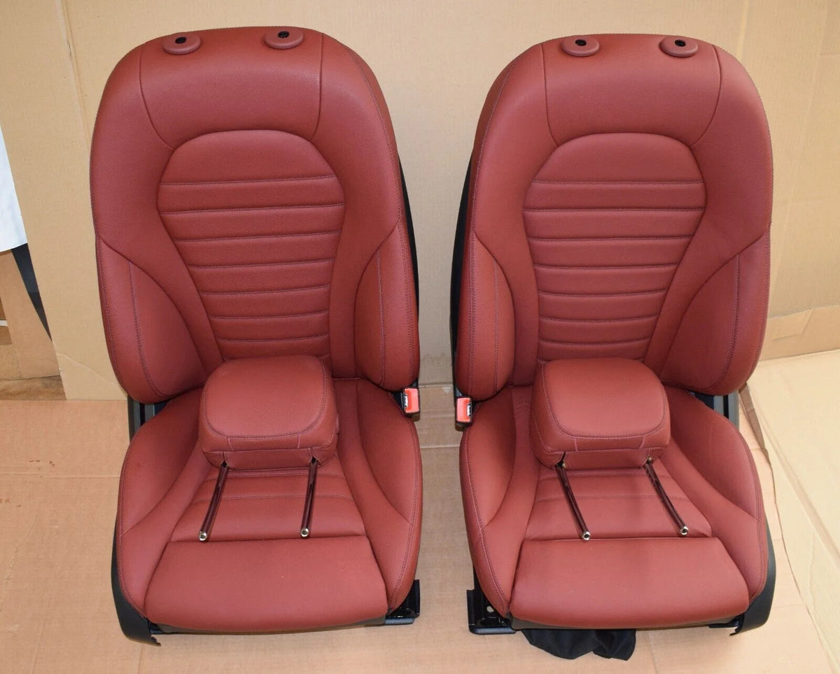 Original Mercedes w205 C Klasse Sitze Innenausstattung rot Ledersitze Limo