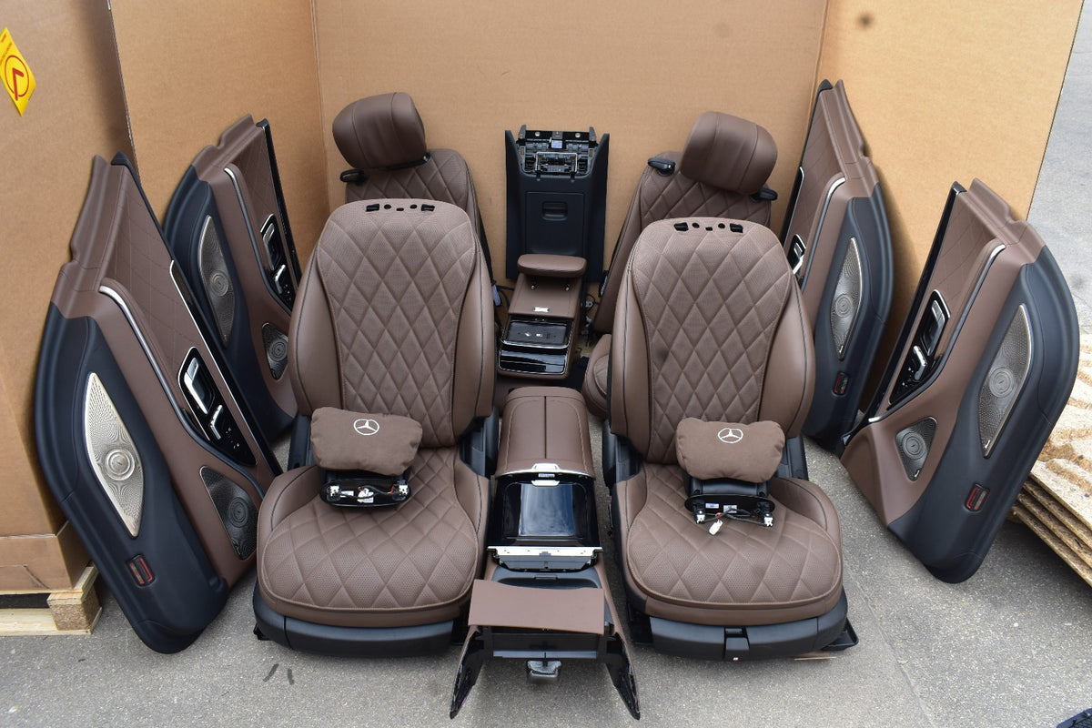 Mercedes w223 S Klasse Sitze Ledersitze Einzelsitze innenausstattung Manufactur