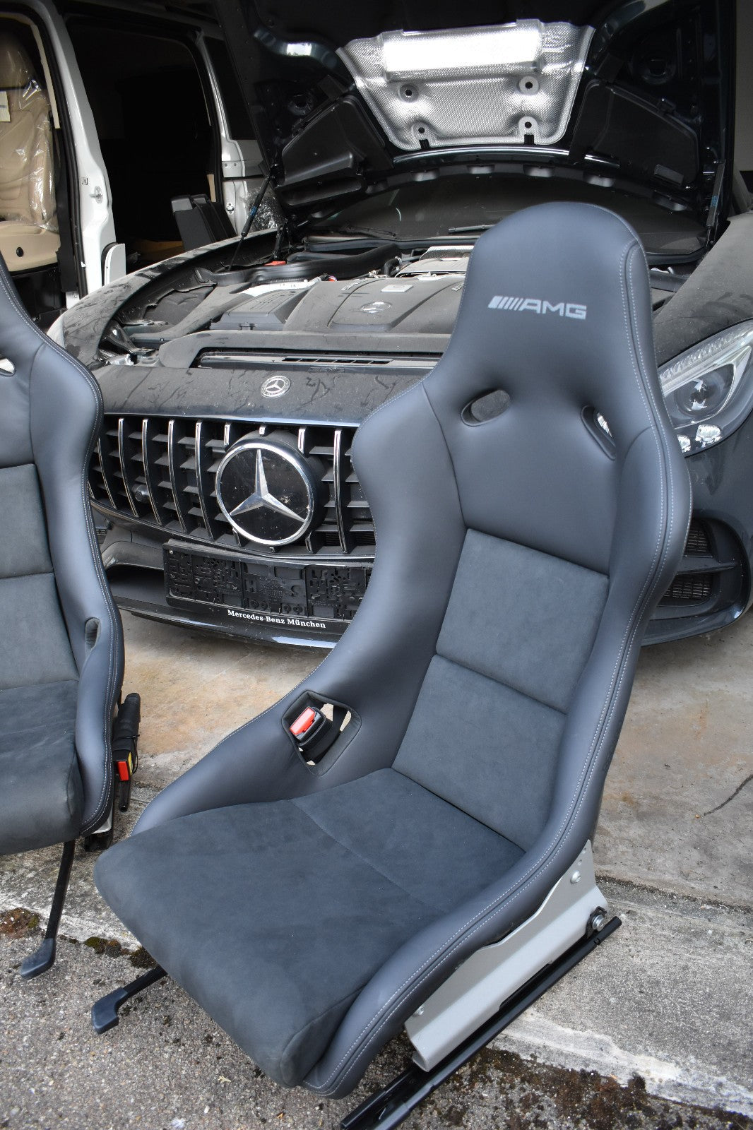 Mercedes AMG Performance Schalensitze Carbon Recaro GT C190 AMG Sportsitze
