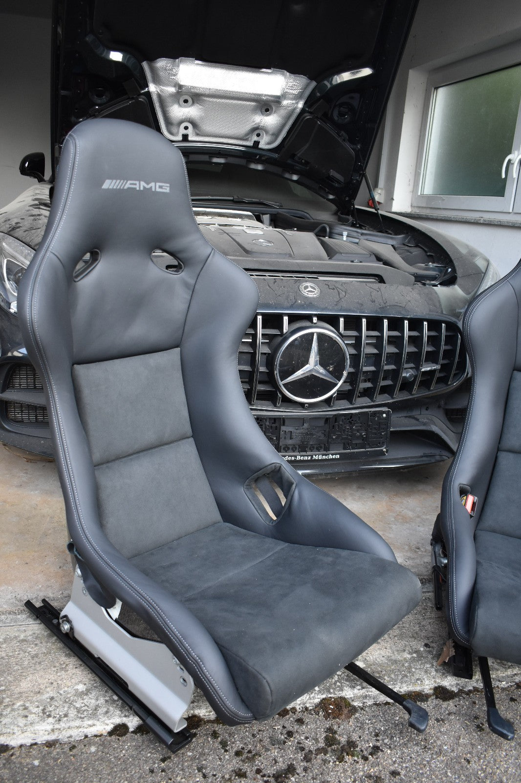 Mercedes AMG Performance Schalensitze Carbon Recaro GT C190 AMG Sportsitze
