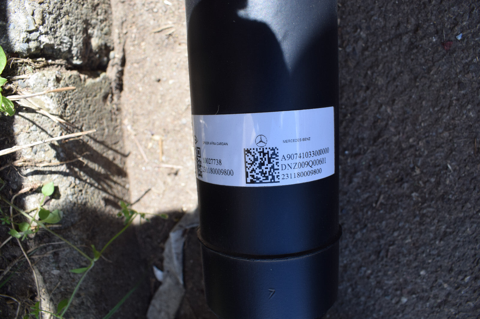 1x Original Mercedes Gelenkwelle Kardanwelle a9074103300 w907 Sprinter w910 9G