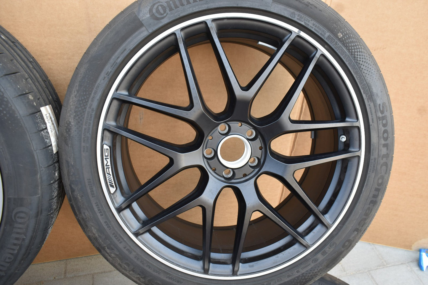 Original Mercedes w167 GLS X167 AMG Räder Sommer Kreuzspeichen schwarz Matt 22